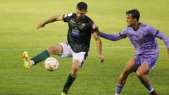 Luca Ferrone en el partido disputado en septiembre frente al Real Madrid Castilla.