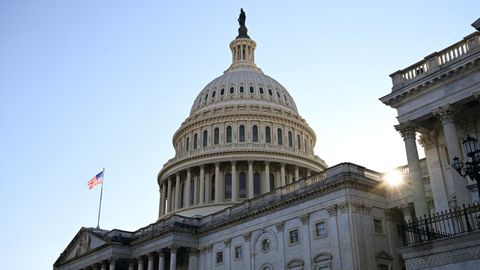El edificio del Capitolio de Estados Unidos en Washington.