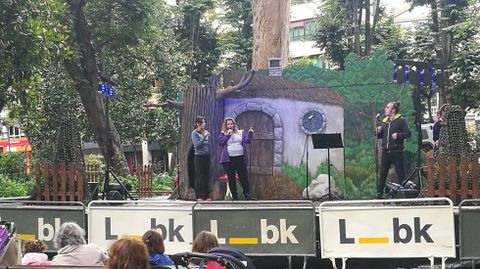 Un peque�o teatro infantil ameniza San Mateo a los m�s peque�os 