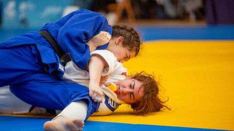 Supercopa de Espa�a de Galicia de Yudo en el pabell�n San Narciso de Mar�n
