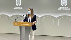 Pepa Pardo, portavoz del PP en la Diputaci�n de Pontevedra