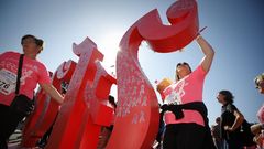 As� es la V solidaria que lucir� el domingo en la Carrera de la Mujer