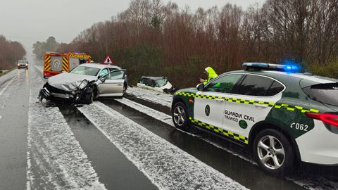 Dos veterinarios murieron en enero tras sufrir un accidente durante una fuerte granizada en Xermade