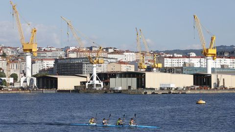 Vista de las instalaciones de Armn en Vigo.