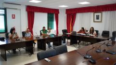 Momento de la votaci�n en el pleno celebrado esta tarde