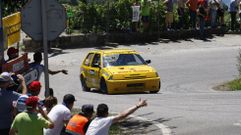 La Subida a Chantada se disputa en un circuito que avanza entre las vi�as en bancales de la parroquia de San Fiz
