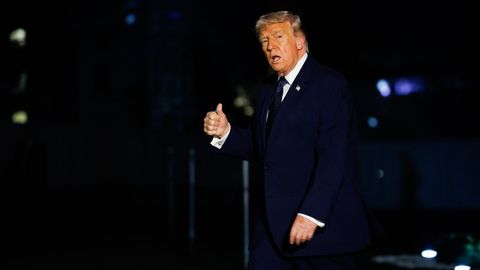 Donald Trump en la Casa Blanca recientemente.