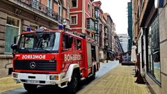 Incendio en un piso de Gij�n