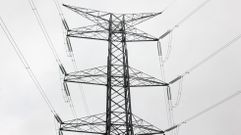 Torres de alta tensi�n por las que circula la electricidad en Galicia