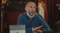 El alcalde de Ourense, Gonzalo P�rez J�come, en el �ltimo pleno