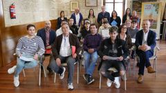 Acto de clausura del taller en O Carballio