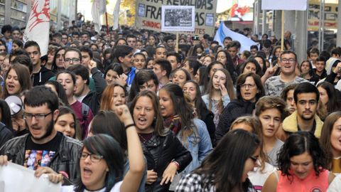Manifestaci�n en Ferrol