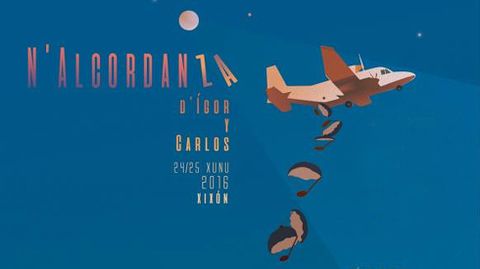 Un detalle del cartel de Gloria Caamaño para N'Alcordanza 2016