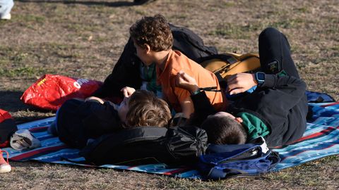 Ni�os y familias aprovecharon para pasar una tarde musical en el Caudal Fest