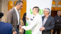 El joven increp� al n�mero dos de Vox durante un acto en Burgos con Jos� Antonio Ortega Lara