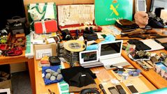 As� es el bot�n de la banda de desvalijadores de casas del rural