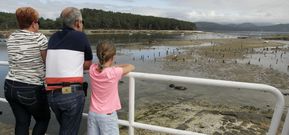 Los vecinos de Carril quieren seguir disfrutando de la vista paradis�aca de Cortegada, y no de un paraje quemado. 