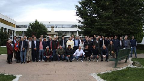 Asistentes a la charla de Fran Justo organizada por la Asociaci�n de Entrenadores Afiador en el Centro Penitenciario de O Pereiro de Aguiar.