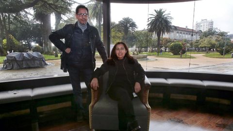 Pepe y Pilar Amoedo, dueos del Blanco y Negro.