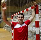 Pablo Chantada, portero del equipo de balonmano Octavio.