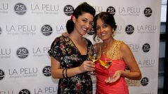 La boirense Trini Fern�ndez (izquierda) junto a su hermana Amparo