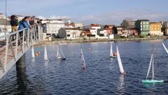 Un total de 11 participantes disputaron diez mangas en las instalaciones del Club N�utico Boiro-Marina Cabo de Cruz.