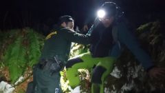 Rescate de monta�a en la sierra del Cuera