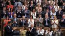Pedro S�nchez es ovacionado por su grupo parlamentario tras su discurso en el Congreso