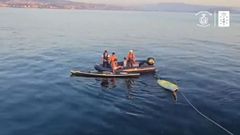Gardacostas de Galicia rescatan a dos j�venes en la r�a de Vigo.<br />�<br />�<br />�<br />