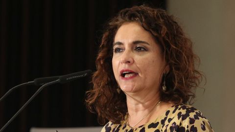 La ministra de Hacienda, Maria Jesus Montero