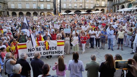 Concentraci�n en la Praza Maior de Ourense en apoyo a Ceuta.