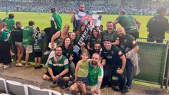 Los pe�istas de Marea Verde, en una imagen de archivo en A Malata, celebran sus 25 a�os este fin de semana. 