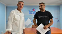 Luis Seara y Bernardo Varela en la presentaci�n de la iniciativa