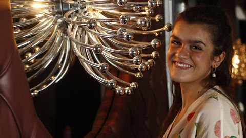 Amaia Romero durante la presentaci�n de su disco 