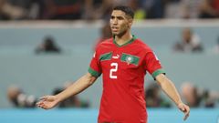 Achraf Hakimi.Achraf Hakimi con Marruecos