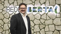 Pere Antentas, CEO de Rede Aberta, en la sede de la empresa en Santiago