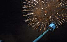 Los fuegos de las fiestas de A Estrada fueron los que emplearon un mayor n�mero de kilos. 