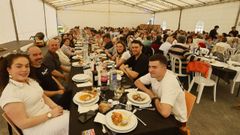 <span lang= gl >Imaxe dunha das mesas da Festa do Veci�o en Celeiro de Mari�aos</span>