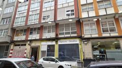 Edificio de la calle Agra da Bragua donde se ha concentrado el trapicheo de drogas en A Coru�a tras el desmantelamiento de varios narcopisos