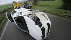 Un accidente en la comarca de Deza