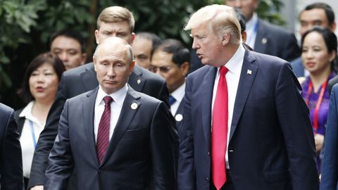Donald Trump y Vladimir Putin
