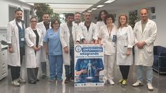 Parte del comit organizador de las jornadas, promovidas por la Direccin de Enfermera del rea sanitaria de Ourense.