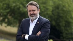 El secretario de Estado de juventud e Infancia, Rub�n P�rez, en Santiago de Compostela