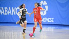 Carolina Bravo en el partido ante el M�stoles 