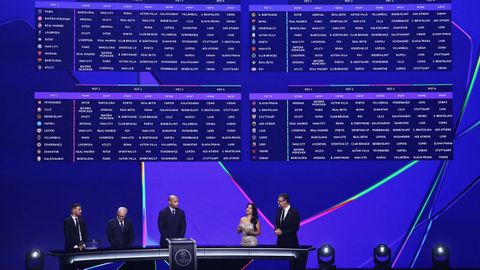 Sorteo de la Champions League 2026-2027.