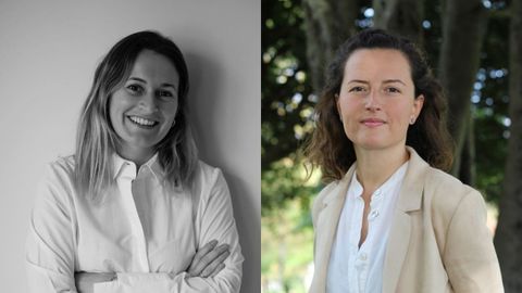 Elvira Pesquera y Alexandra Gil