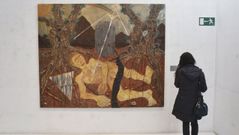 Detalle de una de las salas del Museo de Pontevedra