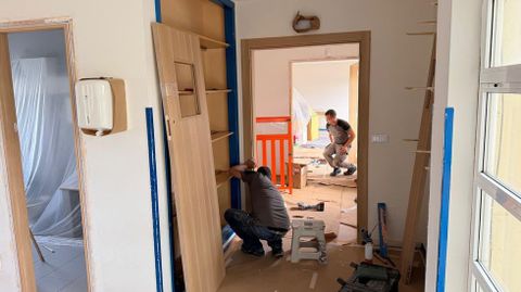 Las obras de la escuela infantil municipal de A Ulloa se ejecutan en agosto aprovechando el par�n del centro