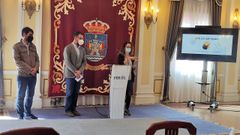 Teresa Gallo en la presentaci�n en el Concello