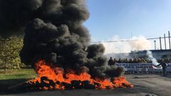 Protesta en Alcoa en Avil�s